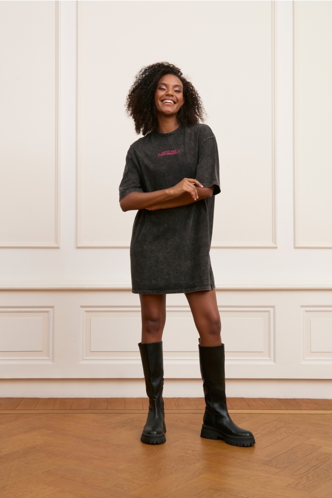T SHIRT DRESS ROXY QE203 600 Black